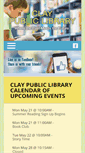 Mobile Screenshot of claylibrary.com